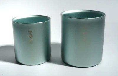 Snow Peak Fukuyama Limited Titanium Stacking Mug Set H300 H450 Japan Exclusive - Image 1 of 4