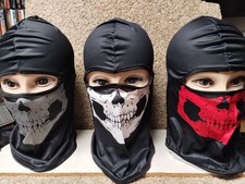 Lot Of 3 Motorcycle Balaclava Sun Protection Cycling Full Face Mask Riding Helme