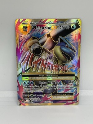 Pokémon TCG M Blastoise EX 102/108 XY Evolutions Full Art Holo Ultra Rare NM