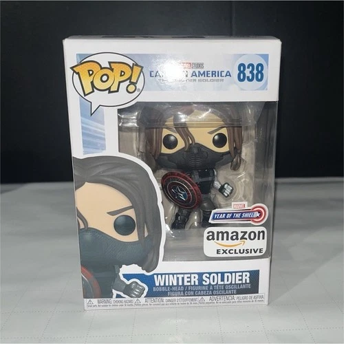 Funko Pop! Vinyl Marvel Winter Soldier Amazon Exclusive Year of the Shield #838