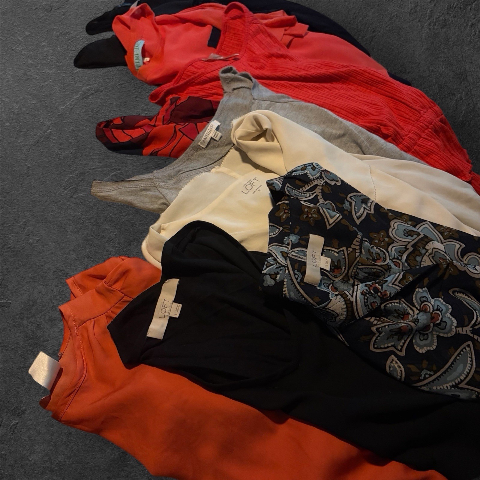 Women’s Dressy Blouse Lot of 10 LOFT Buckle Boutique Tops Small/Medium