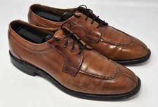 Allen Edmonds Brewster Oxfords Mens 7.5 D Walnut Brown Split Toe Derby Leather