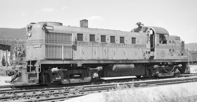 Pacific Great Eastern Railway MLW RS3 573 Williams Lake BC 1958 8 x 10 Foto