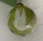 Li Bien Christmas White Peace Doves Ornament / Reverse Hand Painted Inside — photo 4