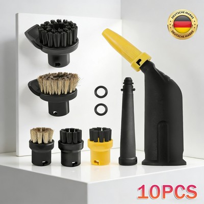 10x Rundbürsten Set Zubehör Für Karcher SC1 SC2 SC3 SC4 SC5 Dampfreiniger Teile