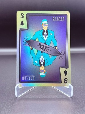 2026 Upper Deck Batman The Animated Series - The Riddler 3 of Spades Gold SSP