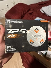 NEW TaylorMade TP5X Pix Clearpath Alignment Golf Balls - 1 Dozen