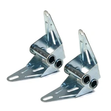 (Pack of 2) Overhead Garage Door #3 Hinges, Narrow Body for Edge Panel Mounting