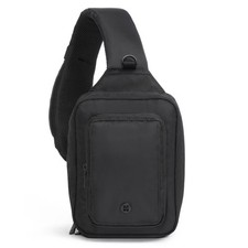 Huggies Signature Sling Solid Shoulder Diaper Bag - Black