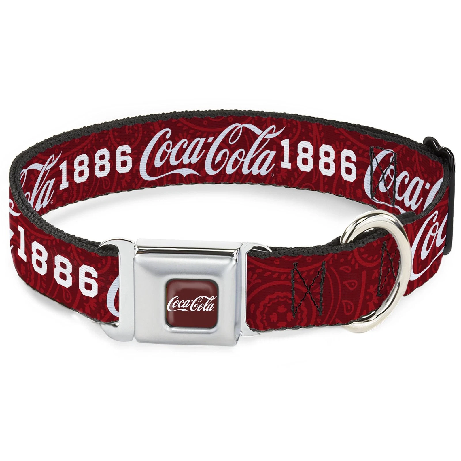 The Coca-Cola Company Pet Collar, Dog Collar Metal Seatbelt Buckle, Coca Cola 18