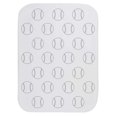 Baby Spuck-/Waschlappen "Baseball Outline" (BC00042577) - Bild 1 von 4