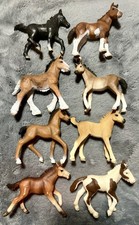 Schleich Assorted Models Lot of 8 Foal Figurines FREE SHIPPING #6