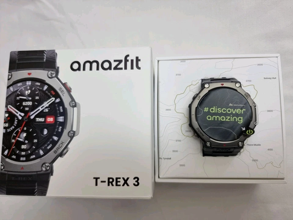 Amazfit T REX 3,black ***NEU & OVP & Zubehör*** - Bild 2 von 4