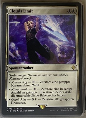 Clouds Limit 14 Final Fantasy Commander FIC MTG deut