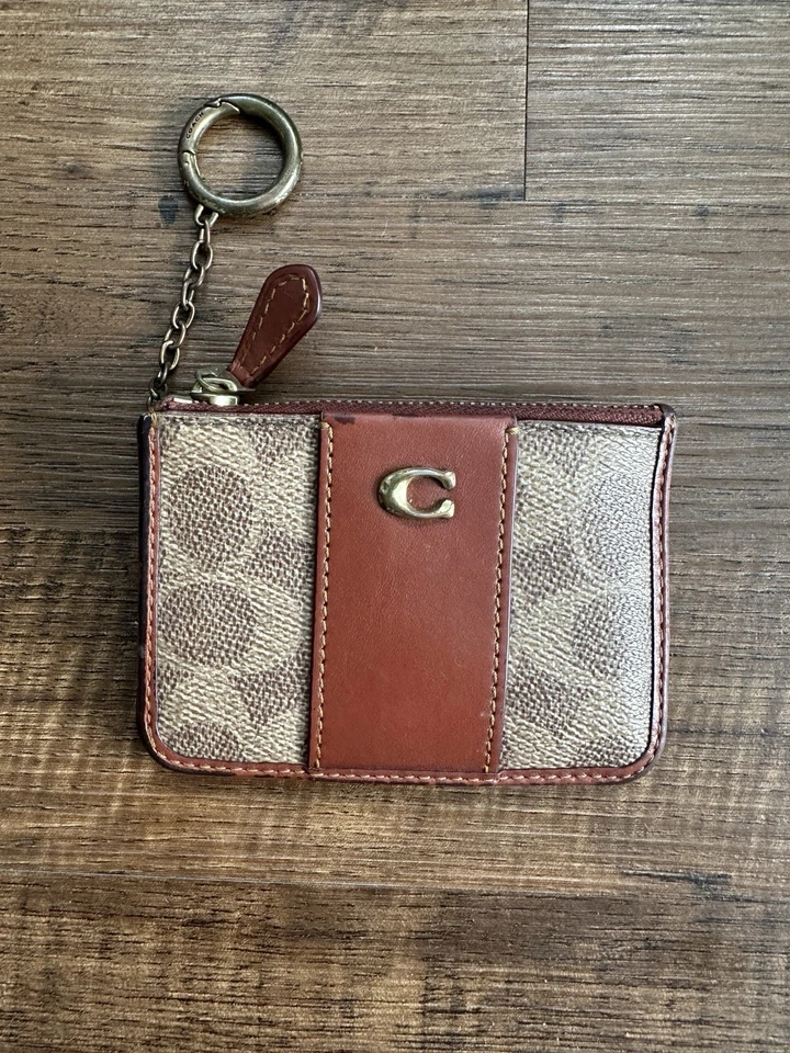 Estuche Coach Mini Skinny Id en lona exclusiva CI185-B4NQ4 Foto 3 de 4