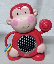 Fisher Price Discover 'n Grow Push 'N See Monkey Red 2011 Music Sounds U24