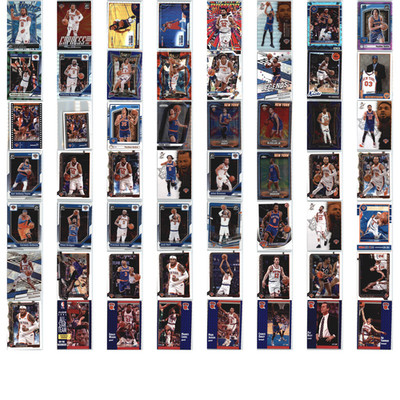 New York Knicks 56 Card Team Lot- Brunson, Towns, Parallels, Inserts, Rookies