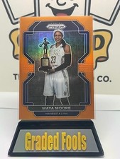 2022 Panini Prizm WNBA #64 - Maya Moore - Orange #/49 - SP