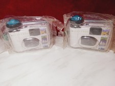 Vtg Disposable Cameras Lot Of 2 24 Exposure EXPIRED 2009 Waterproof To 10 Ft.