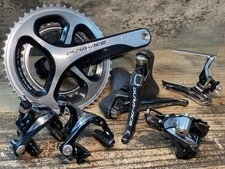 Gruppo Shimano Dura-Ace 9000 2x11 FC-9000 ST-9001 RD FD BR bici da strada set buono