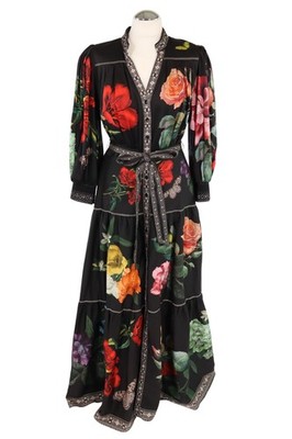 Alice + Olivia Damen Kleid Gr. 36 (S) Mehrfarbig NEU Bleistiftkleid Maxikleid
