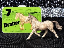 Breyer Mini Whinnies Dapple Grey Drafter Draft Horse  75th Anniversary Advent