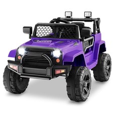 12V Kids Ride On Truck Car Electric Vehicle Remote w/ Music  Light Purple