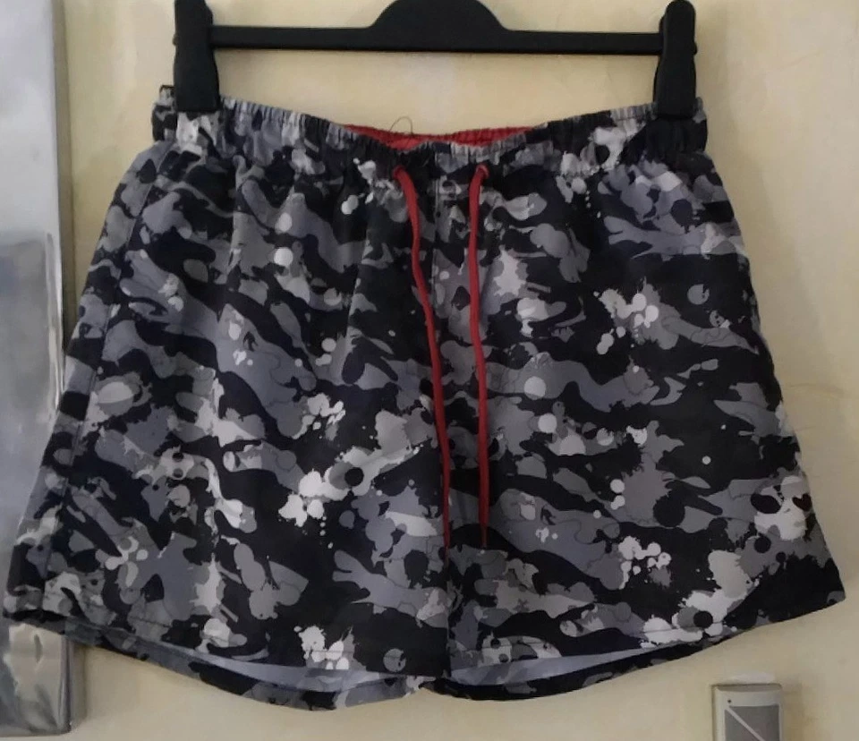 Short de bain gris motifs taille M Tissaia - Photo 1/4