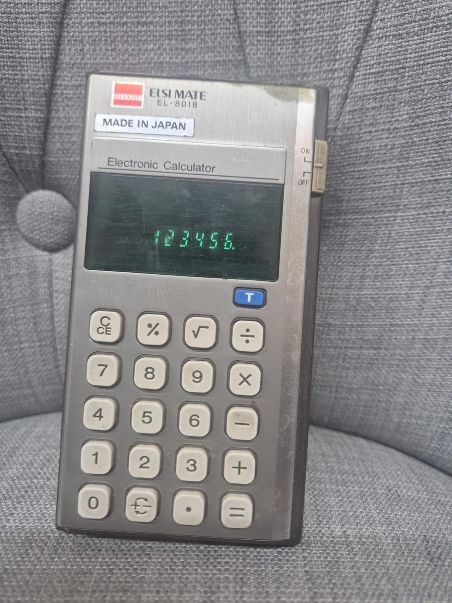 Calculatrice Vintage Radotin 8P, électronique, Fonctionnelle