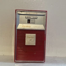 Sinclair Dino Supreme Gasoline Gas Pump Six Transistor Radio 