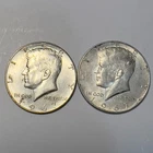 Lot of (2) 1967 Silver Kennedy Half Dollars US Coins Denver No Mint Mark