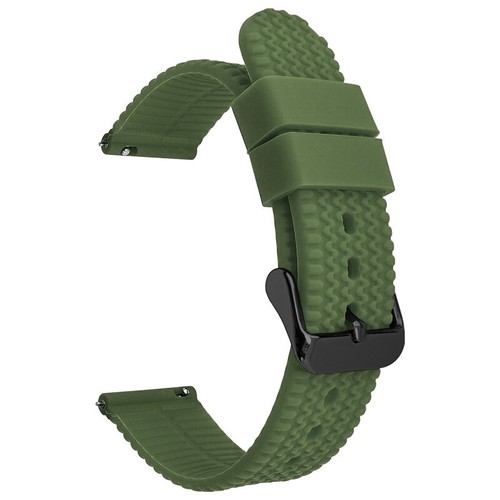 Schnellverschluss Silikon Kautschuk Armband Wasserdicht Uhrenarmband Strap 18 20 22 24 mm - Bild 37 von 47