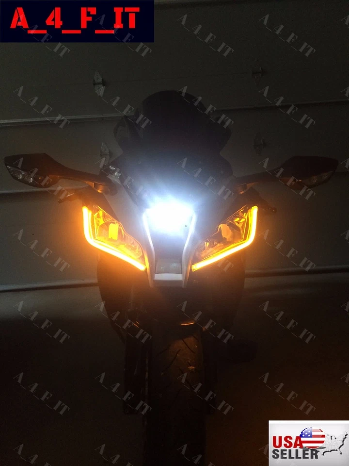 HARLEY DAVIDSON CHOPPER INTERMITENTES LED INTERMITENTES LUZ DE FUNCIONAMIENTO MOTOCICLETA Foto 4 de 4