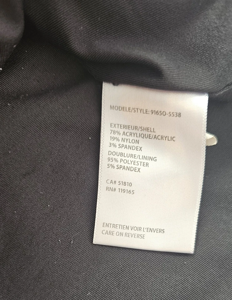 Chaquetón Tribal Doble Pecho Rayas Bloque de Color Talla XL Foto 3 de 4