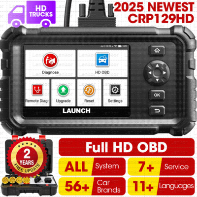 2025 LAUNCH CRP129HD Heavy Duty Truck Diesel Scanner Diagnostic Tool DPF Regen