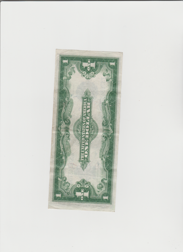 1923 $1 One Dollar Silver Certificate Note Horse Blanket Large Size Banknote. - Picture 5 of 5