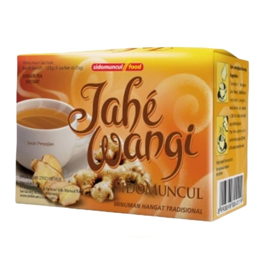 Sidomuncul, Indonesian Jamu Jahe Wangi, (25g x 5sachet) Box of 1