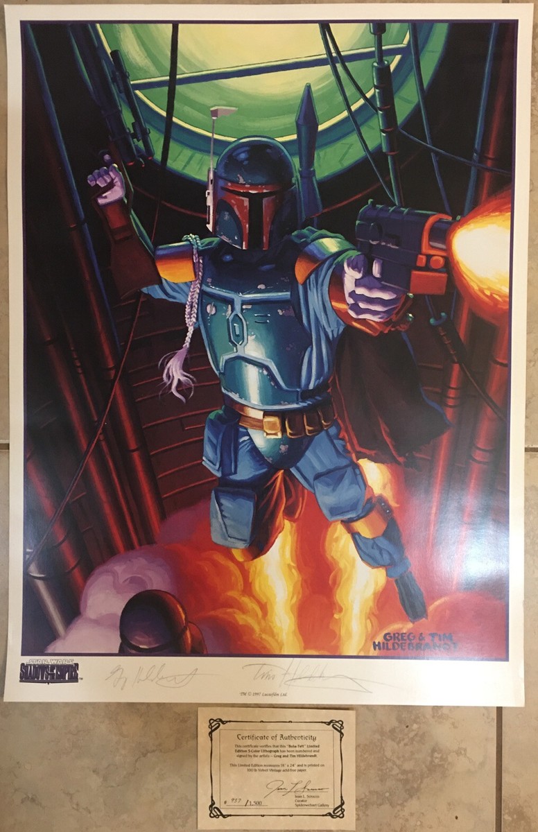 STAR WARS BOBA FETT SHADOWS OF THE EMPIRE GREG & TIM HILDEBRANDT