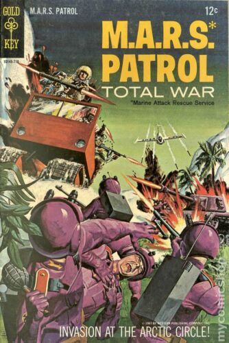 Mars Patrol Total War #4 VG 4.0 1967 immagine stock bassa qualità - Foto 1 di 1
