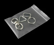 300 PLASTIC BAG 3x3 zip lock clear small item poly bags