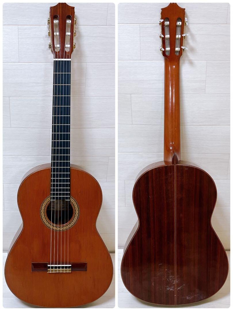 Classic Guitar P60 Hiroshi Tamura 1972 Autographed with Hard Classic Guitar P60 Hiroshi Tamura 1972 Autographed with Hard