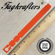 Wrap Around Plastic Nursery Garden Tree Labels Plant Tags ORANGE 9"x 3/4"