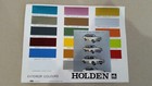 <!--F#f_0-->March 1974 Holden HQ Kingswood Monaro Premier & LH Torana - Colour card chart<!--F/-->