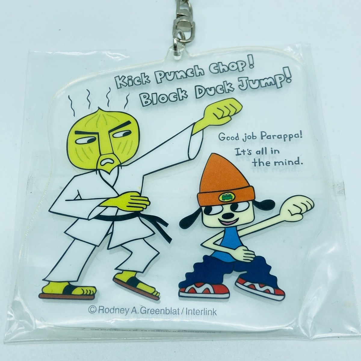 PARAPPA THE RAPPER Chop Chop Master Onion Acrylic Keychain Japan