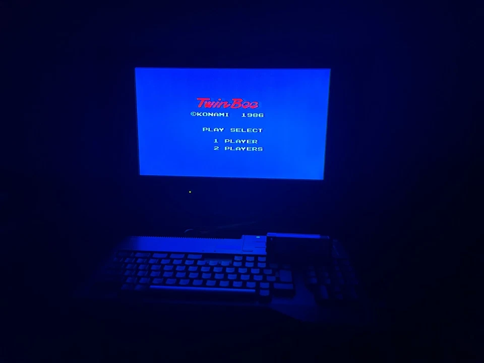 Rare Japanese import Konami MSX Twin Bee CIB Boxed, Tested, works, US Seller - Image 2 of 4