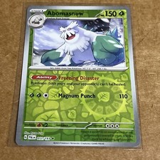 Pokemon TCG Paldea Evolved Abomasnow 11/193 Reverse Holo