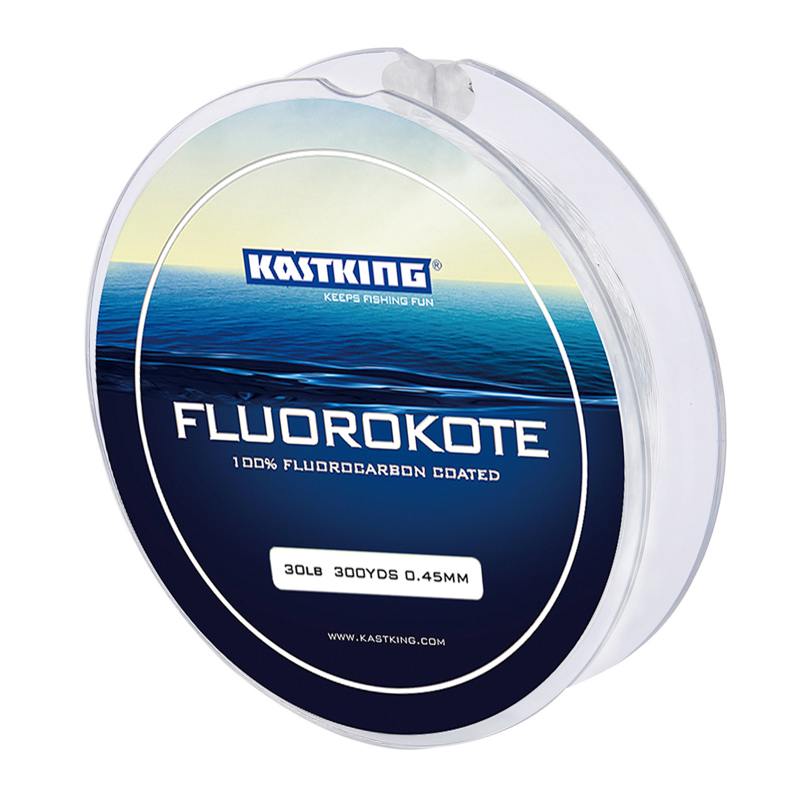 KastKing FluoroKote Fishing Line Fluorocarbon Coated Line 300Yds/274M