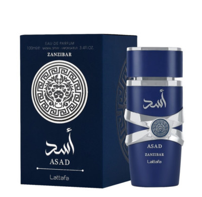 Asad Zanzibar by Lattafa 100ml EDP Spray - Free Express Shipping