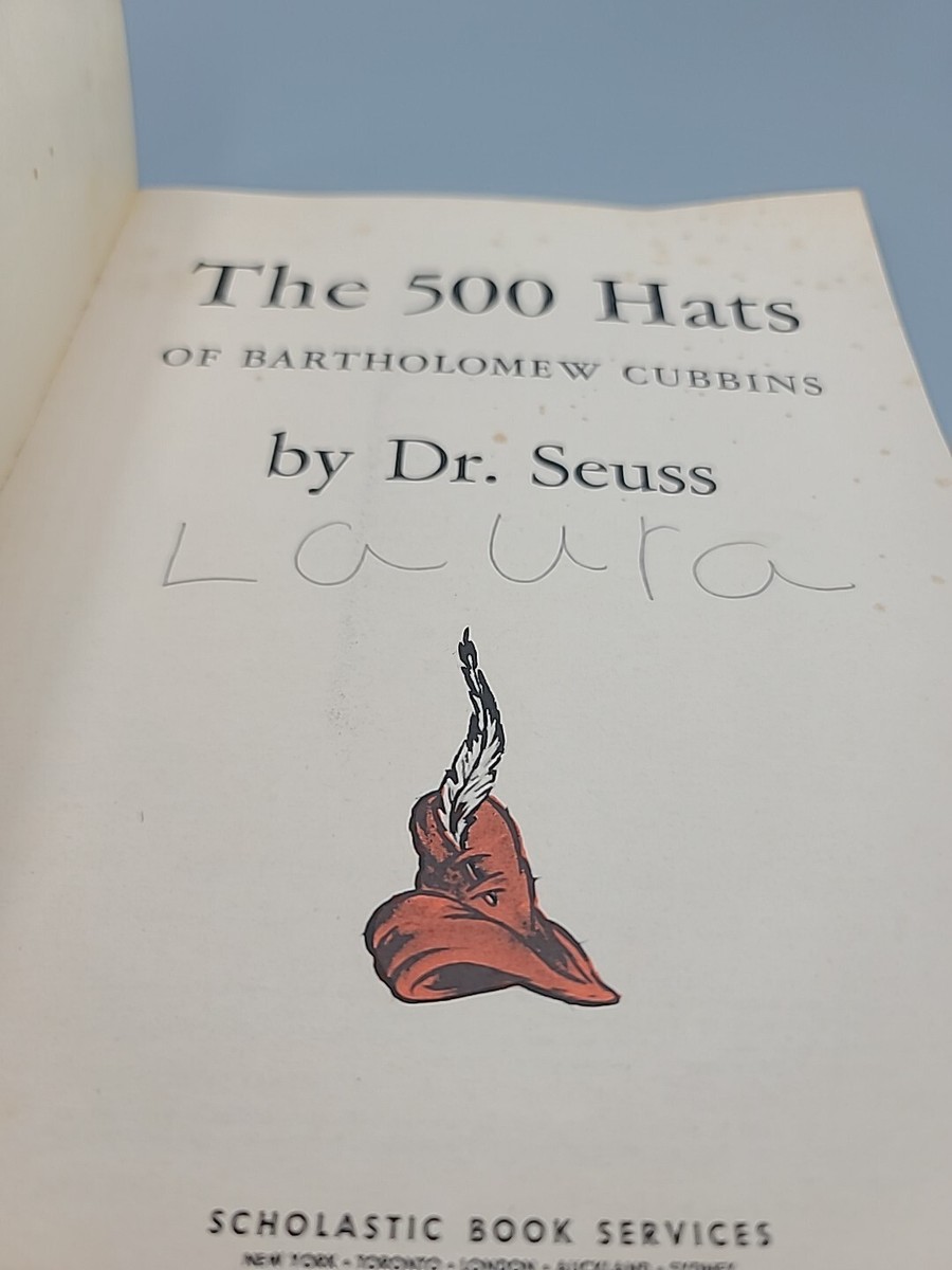 Seuss The 500 Hats Of Bartholomew Cubbins Paperback Scholastic