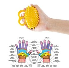 Hand Therapy Ball Finger Ball Exerciser Grip Ball Hand Strengthner Trainer Balls